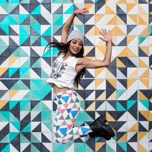 Leggings Triángulo multicolor