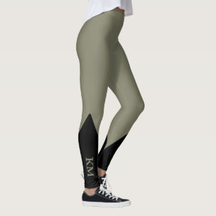 Leggings Triángulo negro   Inicial   Piernas grises cálidas