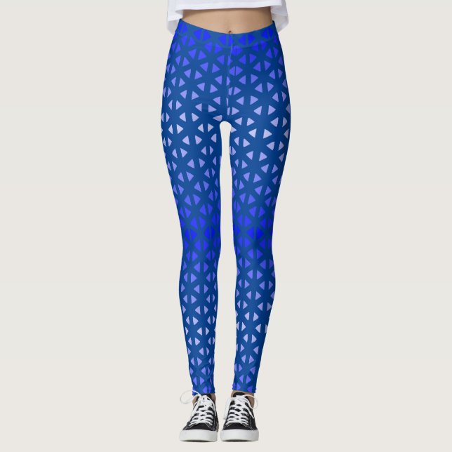Leggings Triángulo.Pattern.shade.blue.01 Blue BG (Anverso)