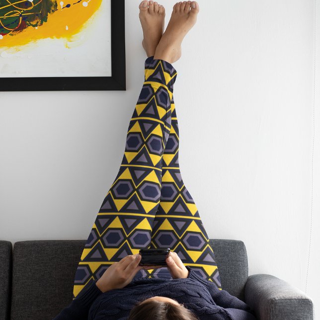 Leggings Triángulos Amarillos de Hawái (Subido por el creador)