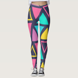 Leggings Triángulos geométricos coloridos