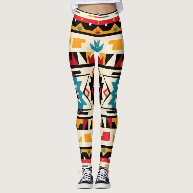 Leggings Tribal Azteca (Anverso)