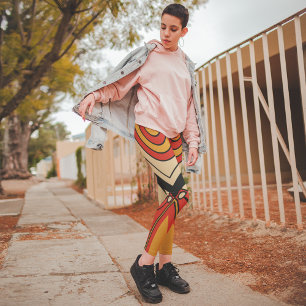 Leggings Tribal azteca de estilo plano