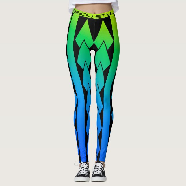 Leggings Tribal Lagon dégradé (Anverso)