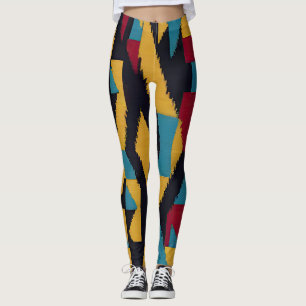 Leggings Tributo de resumen nativo americano 01