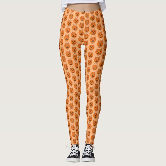 Leggings Trick-or-Treat Jack o' Lantern Pumpkin (Anverso)