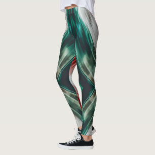 Leggings Tricolor blanco rojo