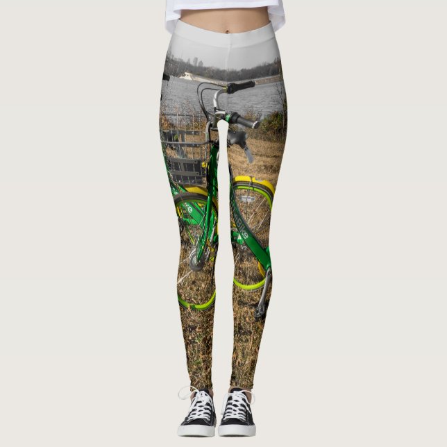 Leggings Trillizos de bicicleta (Anverso)