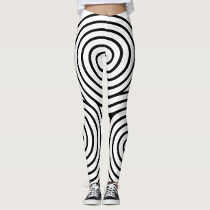 Leggings Triple espiral de piernas celtas