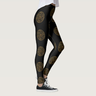 Leggings Triple Knot Celtic Swirl Mandala