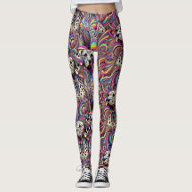 leggings trippy dalmátias