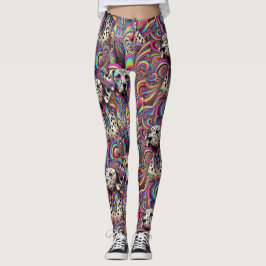 leggings trippy dalmátias