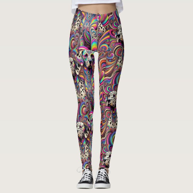 leggings trippy dalmátias (Anverso)