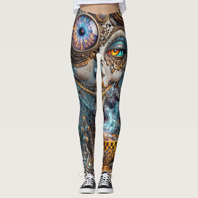 Leggings trippy de steampunk (Anverso)