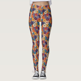 Leggings Trippy Hippy Flower Power