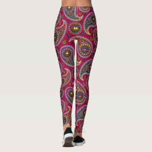 Leggings Trippy Hippy Retro Paisley