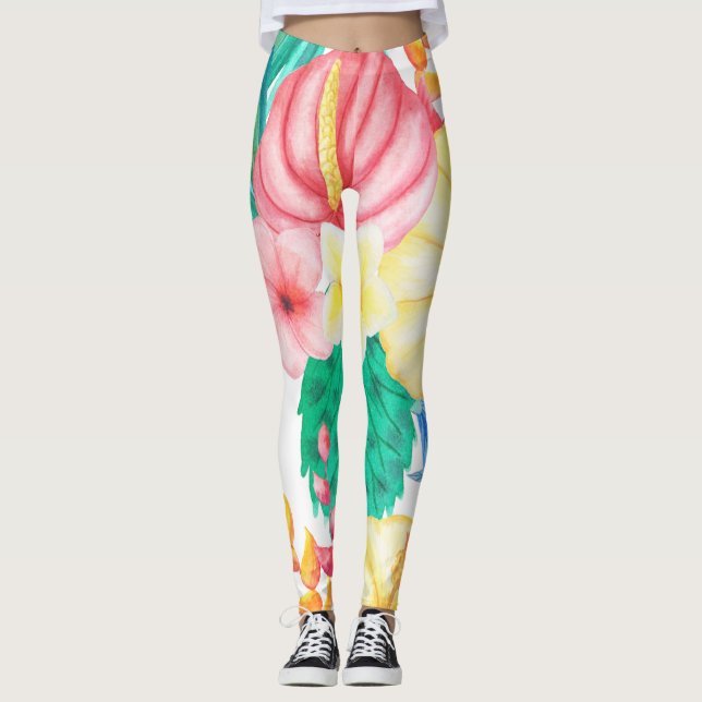 Leggings Tropical moderno (Anverso)