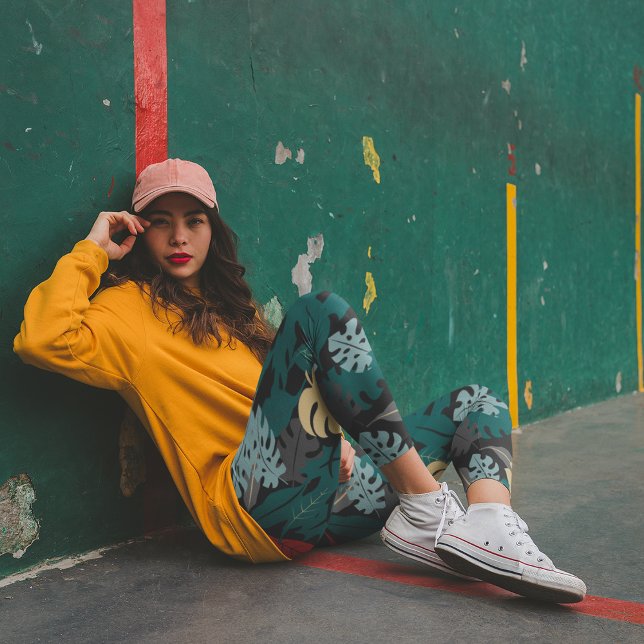 Leggings Tropical oscuro (Subido por el creador)