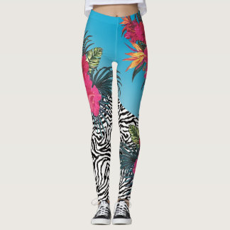 Leggings Trópicos Calientes Cebras de piel
