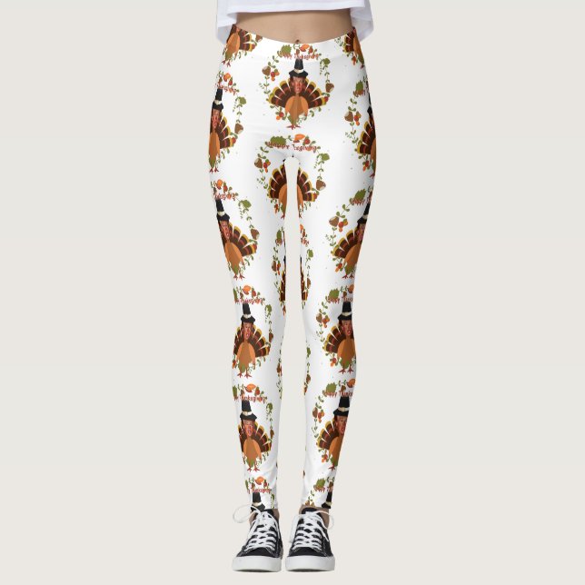 Leggings truco de acción de gracias (Anverso)