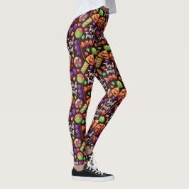 Leggings Truco De Halloween O Trato A Candy