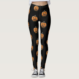 Leggings Truco o trato- Calabaza