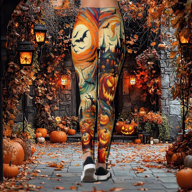 Leggings Truco o trato de Halloween una especie de leyenda (Subido por el creador)