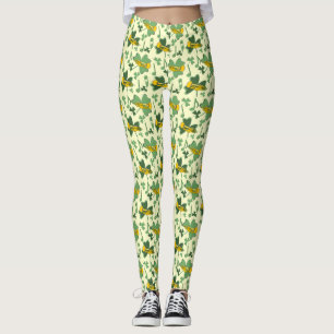 Leggings Trumpet Shamrock Music Notes
