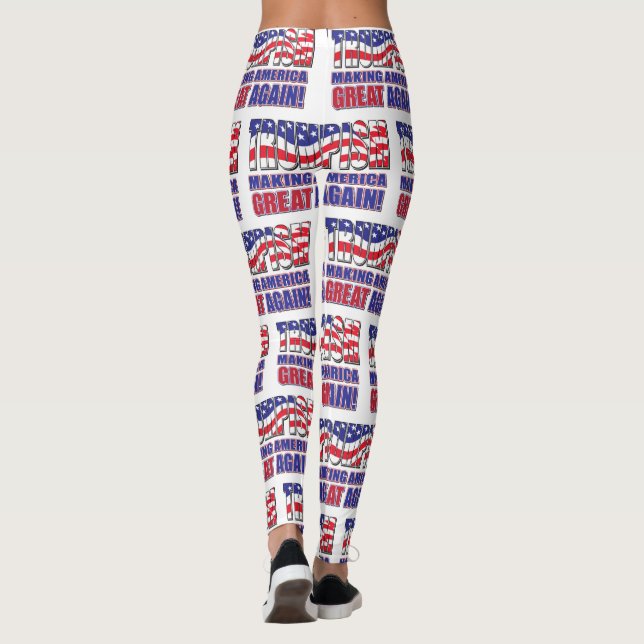 Leggings Trumpismo haciendo que Estados Unidos vuelva a ser (Reverso)