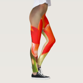 Leggings Tulipán Rojo