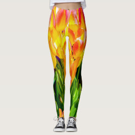 Leggings Tulipanes coloridos