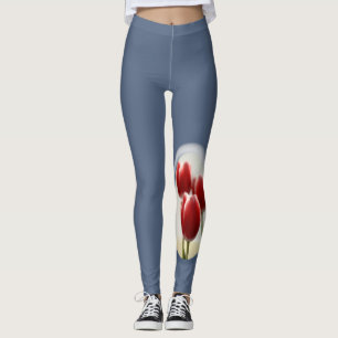 Leggings Tulipanes rojos