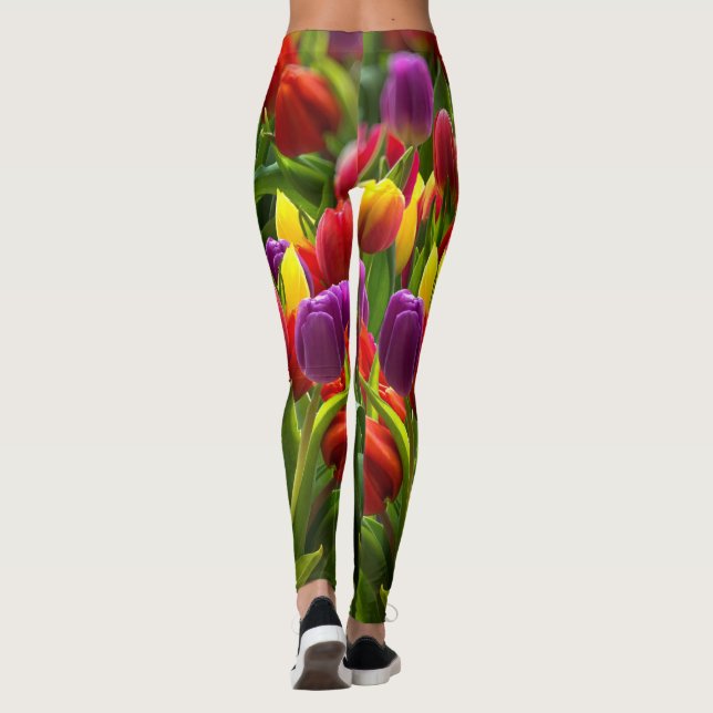 Leggings Tulips brillante (Reverso)