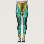 Leggings Turquesa naranja galaxia círculos de luz giran est<br><div class="desc">Sea un personaje destacado en estas impresionantes leggings fotográficas de brillantes círculos azul turquesa, naranja y luz blanca sobre una nebulosa negra, fondo celeste! Trabajar, hacer recados, o simplemente pasar el rato. Tan único que nunca tendrás que preocuparte por las copias! Añada una sólida tapa negra para lo último en...</div>