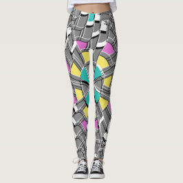 Leggings Turquesa Swirl -