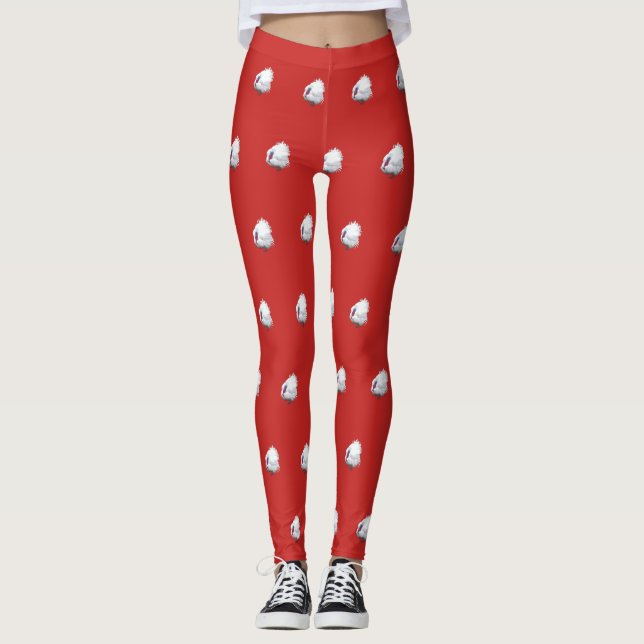 Leggings Turquía en rojo (Anverso)