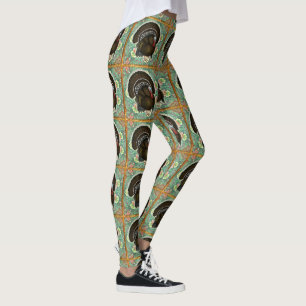 Leggings Turquía sobre los verdes