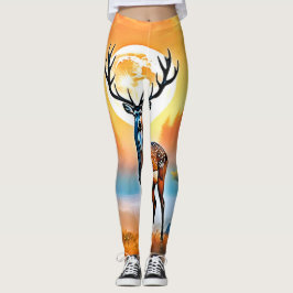 Leggings Twilight de ciervo dorado