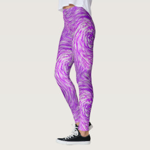 Leggings Twirls de lavanda......