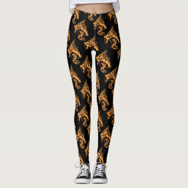 Leggings Twister Naranja Pony Horse Stallion Steline Line A