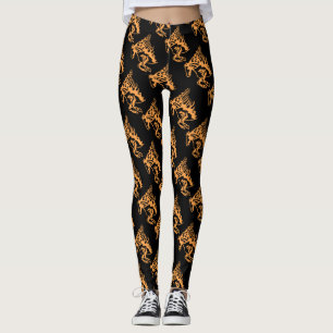 Leggings Twister Naranja Pony Horse Stallion Steline Line A