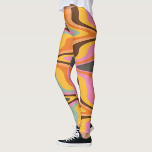 Leggings Tye retro de los años 60 muere hippy de los 70