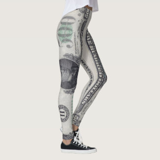 Leggings U.S. 500 Dollar Star Note Front 