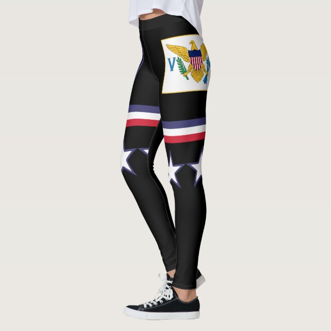 Leggings U.S. Bandera de las Islas Vírgenes (Izquierda)