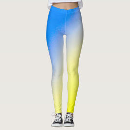 Leggings Ucrania azul y amarilla inspiró la guerra de paz c