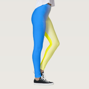 Leggings Ucrania azul y amarilla inspiró la guerra de paz c