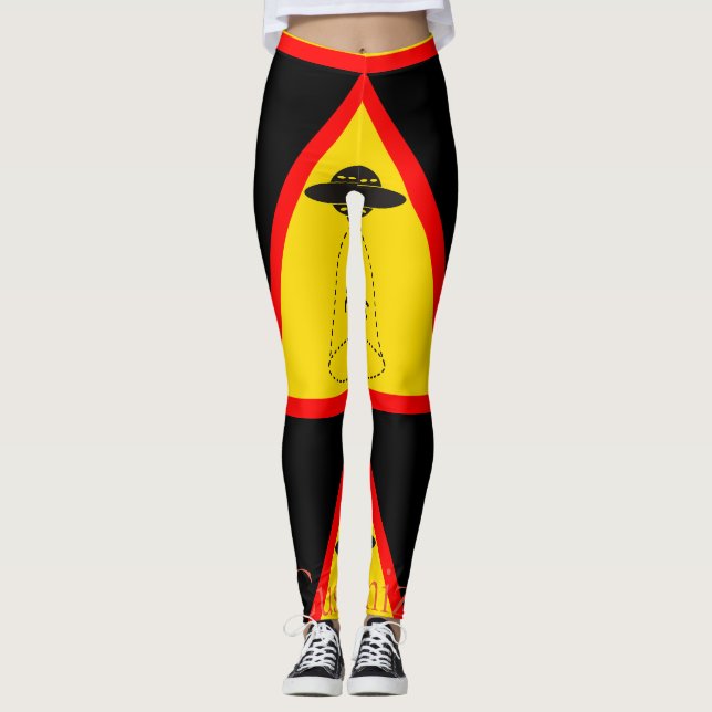 Leggings UFO Thunder_Cove de secuestro de Alien (Anverso)