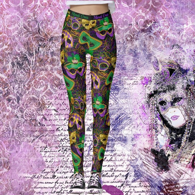 Leggings Última Leyenda De Mardi Gras Preparada Para El Fie (Subido por el creador)
