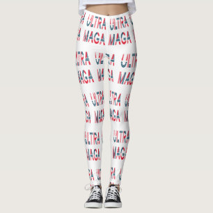 Leggings Ultra MAGA Trump Patriótico Republicano Conservado