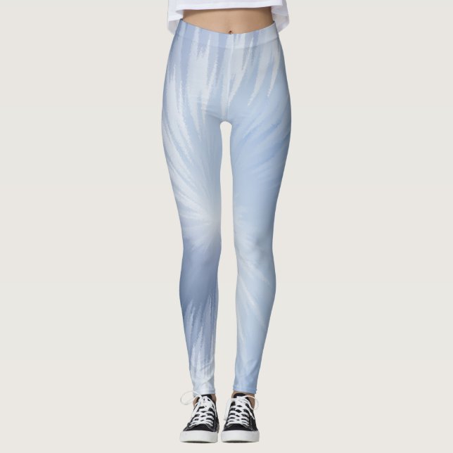 Leggings ultrareferentes Blu Steel Tie Dye (Anverso)